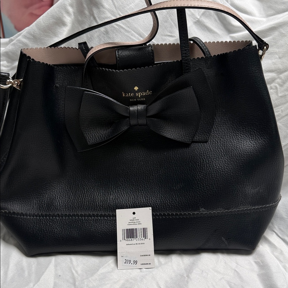 Kate Spade Black Bow Shoulder Bag